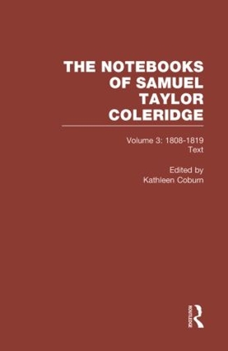 Бумажная книга «Coleridge Notebooks V3 Text» - фото №1