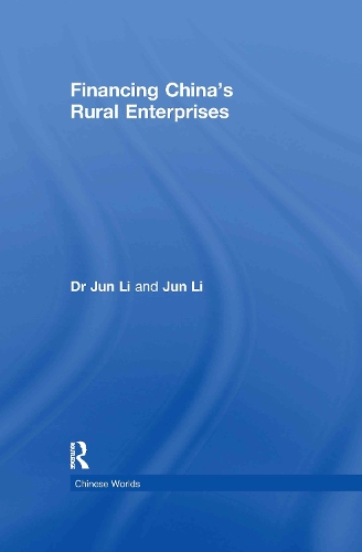 Бумажная книга «Financing China's Rural Enterprises», автор Цзюнь Ли - фото №1