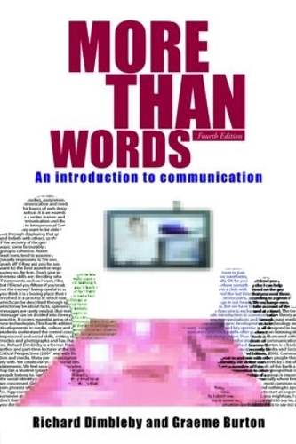 Бумажная книга «More Than Words: An Introduction to Communication», авторов Грэм Бартон, Ричард Димблби - фото №1