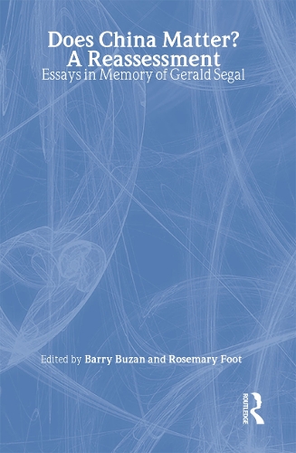 [object Object] «Does China Matter?: A Reassessment: Essays in Memory of Gerald Segal» - фото №1