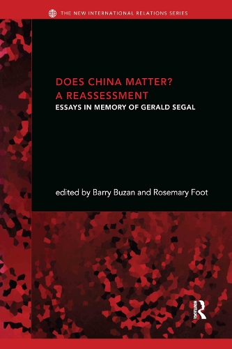 Бумажная книга «Does China Matter?: A Reassessment: Essays in Memory of Gerald Segal» - фото №1