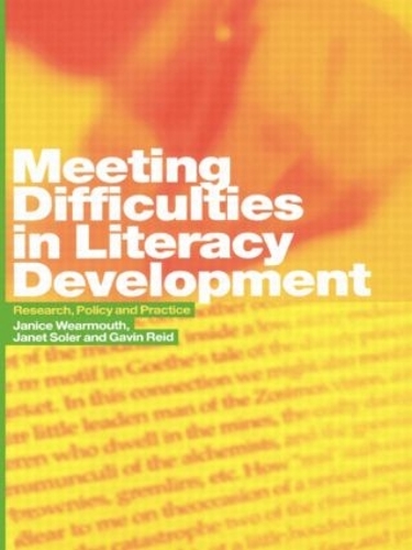 [object Object] «Meeting Difficulties in Literacy Development: Research, Policy and Practice», авторів Гевін Рід, Джанет Солер, Дженіс Вірмут - фото №1
