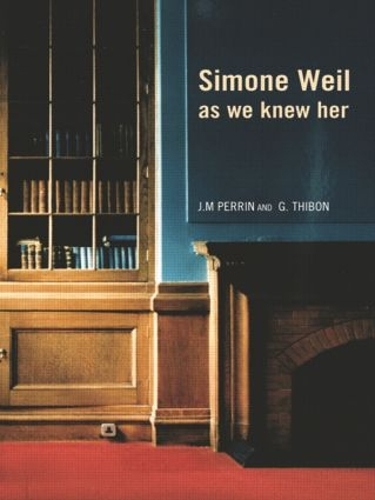 Бумажная книга «Simone Weil as we knew her», авторов Густав Тибон, Джозеф-Мари Перрен - фото №1