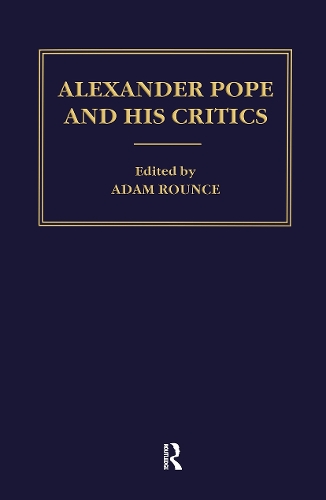 Бумажная книга «Alexander Pope and his Critics» - фото №1