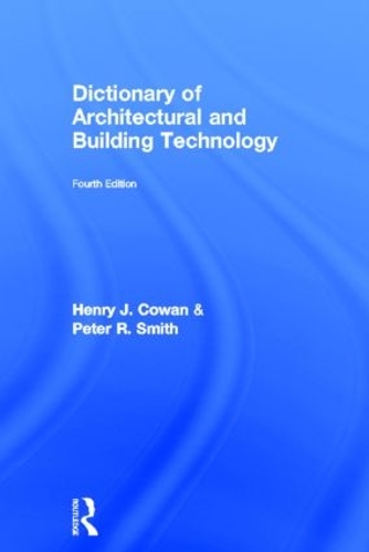 Бумажная книга «Dictionary of Architectural and Building Technology», автор Генри Коуэн - фото №1