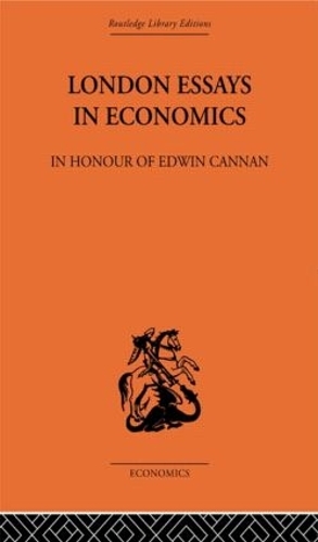 Паперова книга «London Essays in Economics: In Honour of Edwin Cannan» - фото №1
