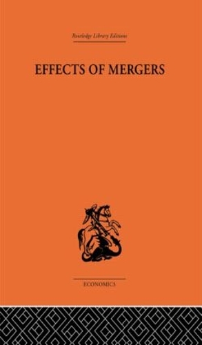 Бумажная книга «Effects of Mergers», авторов П. Лесли Кук, Рут Коэн - фото №1