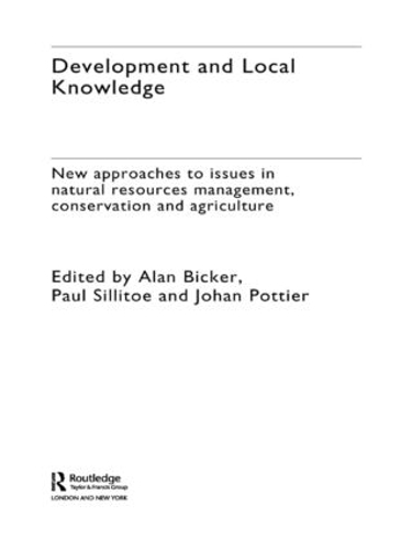 [object Object] «Development and Local Knowledge» - фото №1