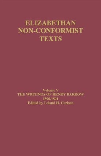Бумажная книга «The Writings of Henry Barrow, 1590-91» - фото №1