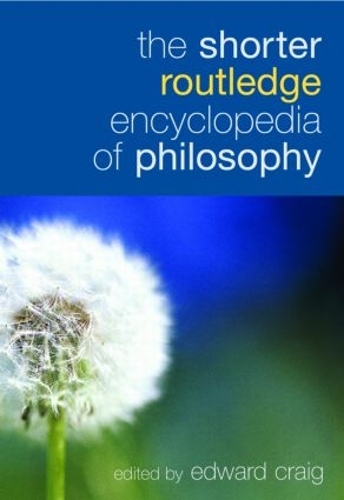 Бумажная книга «The Shorter Routledge Encyclopedia of Philosophy» - фото №1