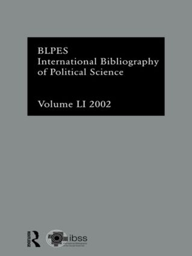 Бумажная книга «IBSS: Political Science: 2002 Vol.51» - фото №1
