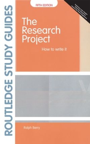 Паперова книга «The Research Project: How to Write It, Edition 5», автор Ральф Беррі - фото №1