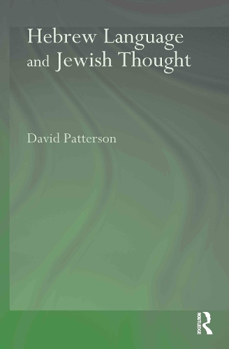 Бумажная книга «Hebrew Language and Jewish Thought», автор Дэвид Паттерсон - фото №1