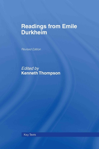 Бумажная книга «Readings from Emile Durkheim» - фото №1