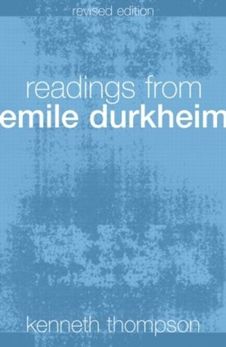 Бумажная книга «Readings from Emile Durkheim» - фото №1