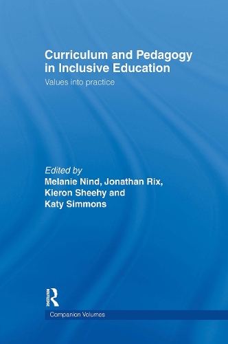 Паперова книга «Curriculum and Pedagogy in Inclusive Education: Values into practice» - фото №1