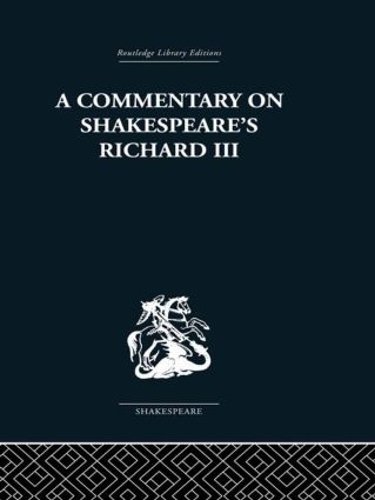 Бумажная книга «Commentary on Shakespeare's Richard III», автор Вольфганг Клемен - фото №1