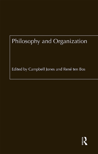 Паперова книга «Philosophy and Organization» - фото №1