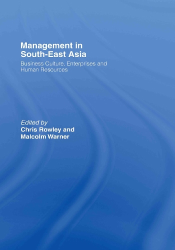 Бумажная книга «Management in South-East Asia: Business Culture, Enterprises and Human Resources» - фото №1