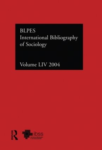 Бумажная книга «IBSS: Sociology: 2004 Vol.54: International Bibliography of the Social Sciences» - фото №1