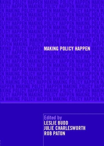 Бумажная книга «Making Policy Happen» - фото №1