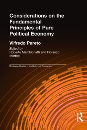 Бумажная книга «Considerations on the Fundamental Principles of Pure Political Economy», автор Вильфредо Парето - фото №1