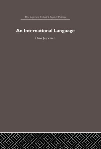 Паперова книга «International Language», автор Отто Єсперсен - фото №1