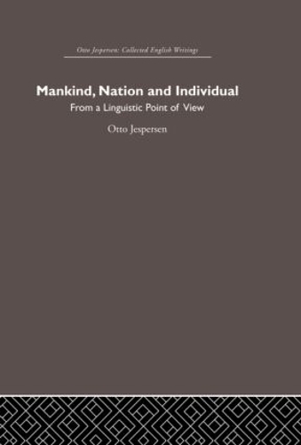 Паперова книга «Mankind, Nation and Individual», автор Отто Єсперсен - фото №1