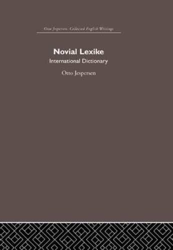 Паперова книга «Novial Lexike», автор Отто Єсперсен - фото №1