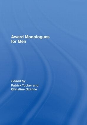 Бумажная книга «Award Monologues for Men» - фото №1