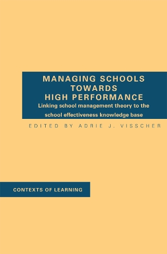 Паперова книга «Managing Schools Towards High Performance» - фото №1