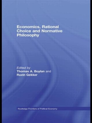 Бумажная книга «Economics, Rational Choice and Normative Philosophy» - фото №1