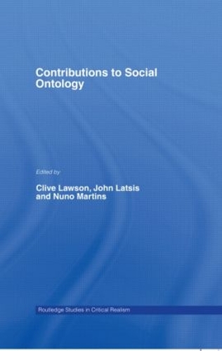 Бумажная книга «Contributions to Social Ontology» - фото №1