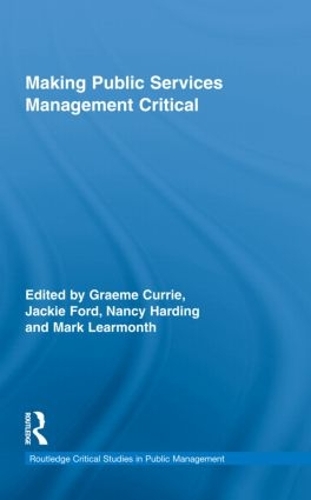 Паперова книга «Making Public Services Management Critical» - фото №1