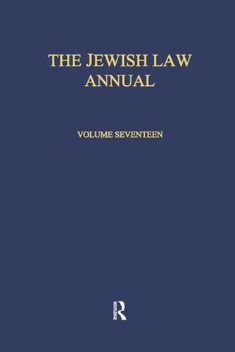 Паперова книга «The Jewish Law Annual Volume 17» - фото №1