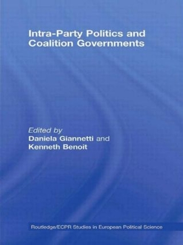 Паперова книга «Intra-Party Politics and Coalition Governments» - фото №1
