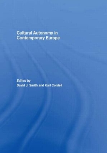 Паперова книга «Cultural Autonomy in Contemporary Europe» - фото №1