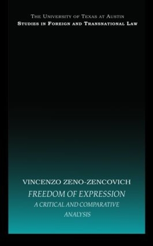 Бумажная книга «Freedom of Expression: A critical and comparative analysis», автор Винченцо Зено-Зенкович - фото №1