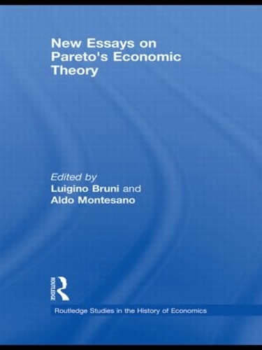 Бумажная книга «New Essays on Pareto's Economic Theory» - фото №1