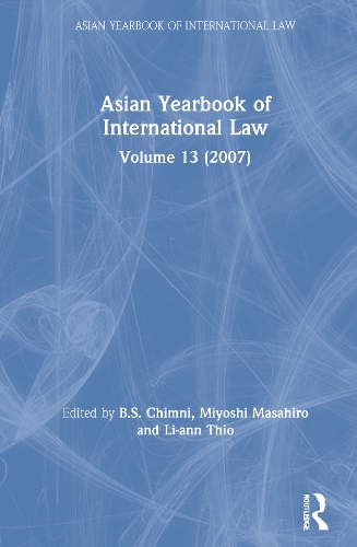 Бумажная книга «Asian Yearbook of International Law: Volume 13 (2007)» - фото №1