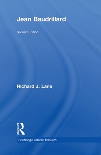 Бумажная книга «Jean Baudrillard», автор Ричард Дж. Лейн - фото №1