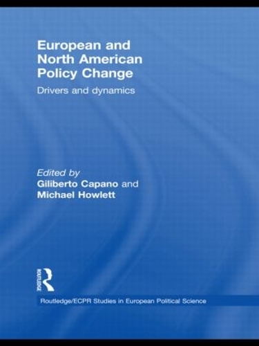 Паперова книга «European and North American Policy Change: Drivers and Dynamics» - фото №1