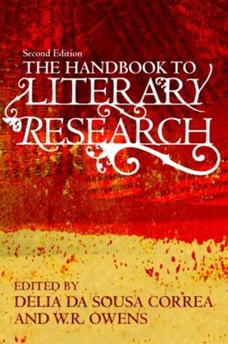 Паперова книга «The Handbook to Literary Research» - фото №1