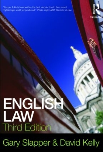 Бумажная книга «English Law», авторов Дэвид Келли, Гэри Слэппер - фото №1