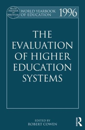 Паперова книга «The World Yearbook of Education 1996: The Evaluation of Higher Education Systems» - фото №1