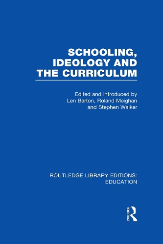 Паперова книга «Schooling, Ideology and the Curriculum (RLE Edu L)» - фото №1