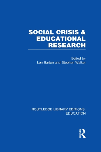 Бумажная книга «Social Crisis and Educational Research (RLE Edu L)» - фото №1