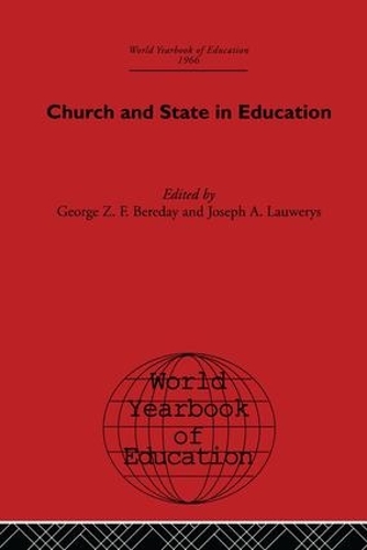Бумажная книга «World Yearbook of Education 1966: Church and State in Education» - фото №1