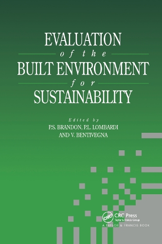 Бумажная книга «Evaluation of the Built Environment for Sustainability» - фото №1