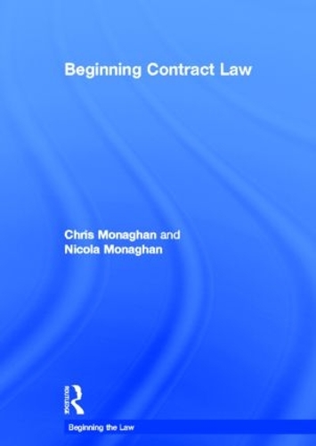 Паперова книга «Beginning Contract Law», автор Кріс Монаган - фото №1